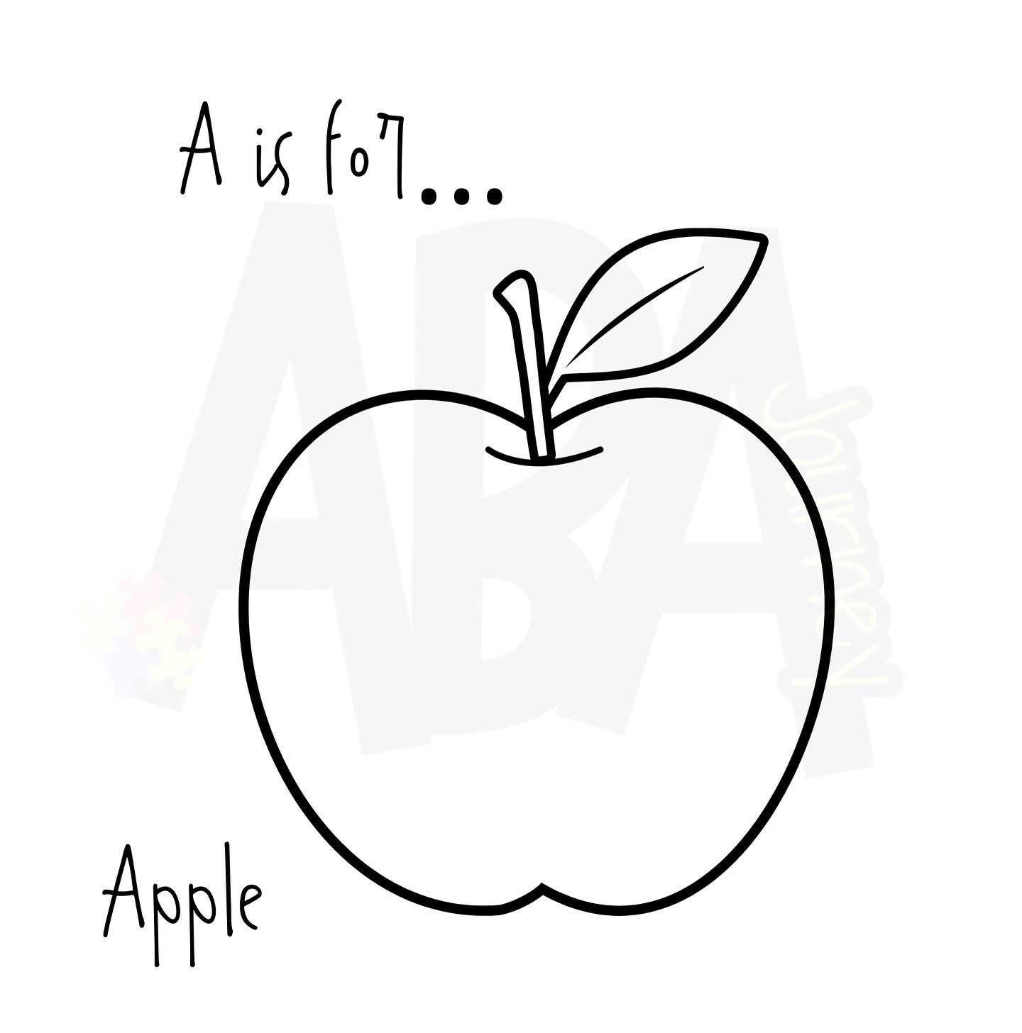 ABC Coloring Book: Simple ABC Edition